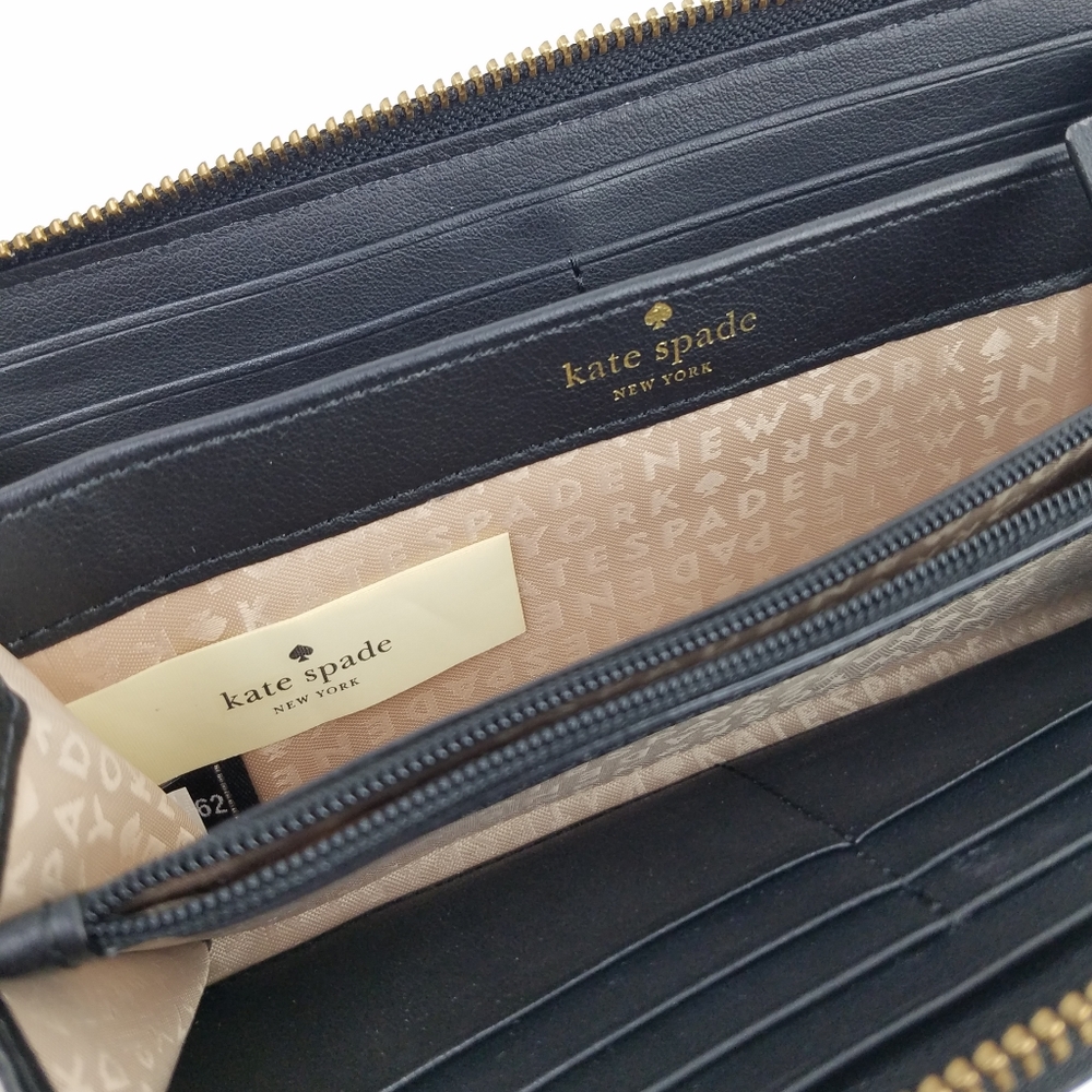 Kate Spade multi color patterned Zip wallet - Picture 11 of 11